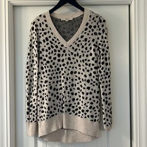 Leopard print Loft sweater